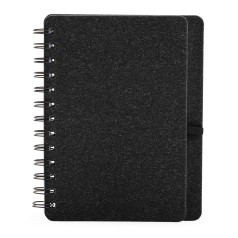 Caderneta kraft b6 com porta caneta personalizado