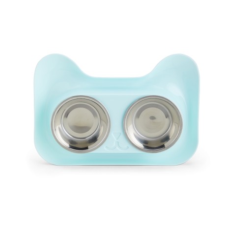 Tigela Dupla com Logotipo