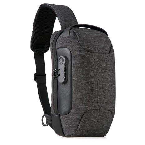 Mochila de ombro usb anti-furto 7l para brinde