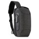 Mochila de ombro usb anti-furto 7l para brinde