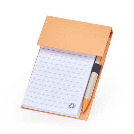 Bloco de Anotações com Autoadesivos e Caneta para Brinde