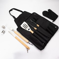 Kit Churrasco 8 Peças com Logotipo