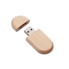 Pen drive ecológico oval personalizado