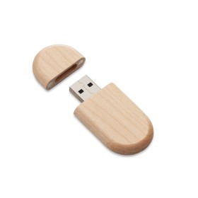 Pen drive ecológico oval personalizado
