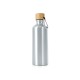 Garrafa Alumínio 500Ml Tampa Bambu com Logotipo