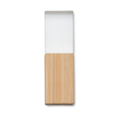 Pen drive bambu cristal 4gb personalizado