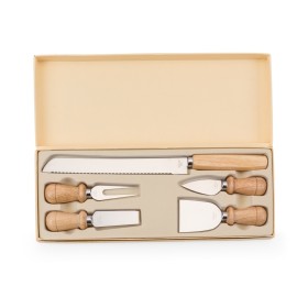Kit talheres para queijo com 5 peças  com logotipo