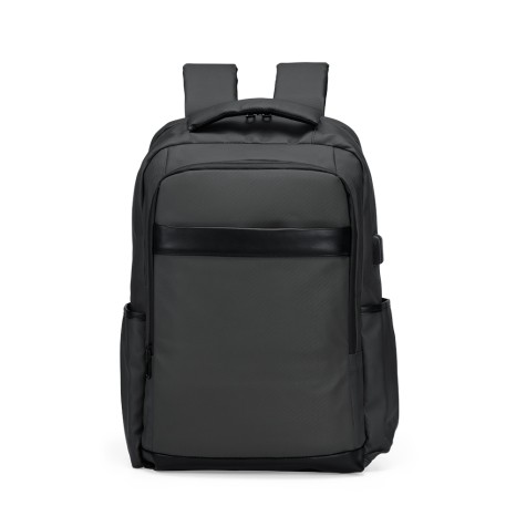 Mochila couro sintético usb 26l para brinde