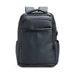 Mochila couro sintético usb 26l para brinde