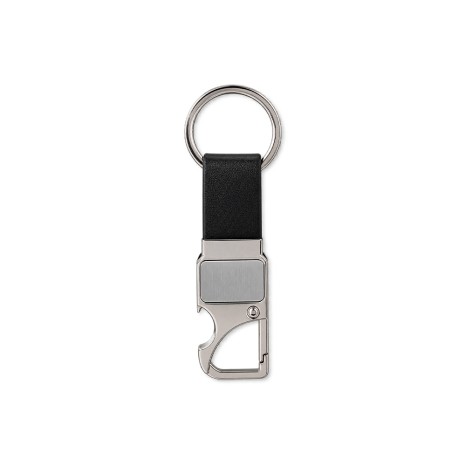 Chaveiro metal com mosquetão para brinde