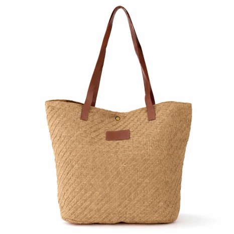 Bolsa palha trançada personalizado