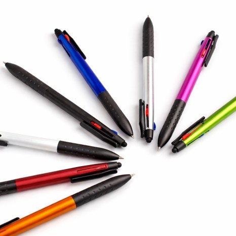 Caneta 3 em 1 com touch personalizado