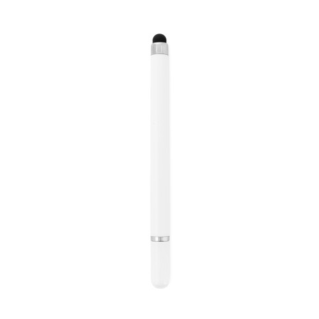 Caneta plástica touch 2 em 1 com logotipo