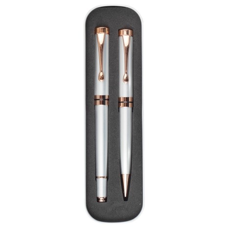 Conjunto canetas executivas 2 peças para brinde