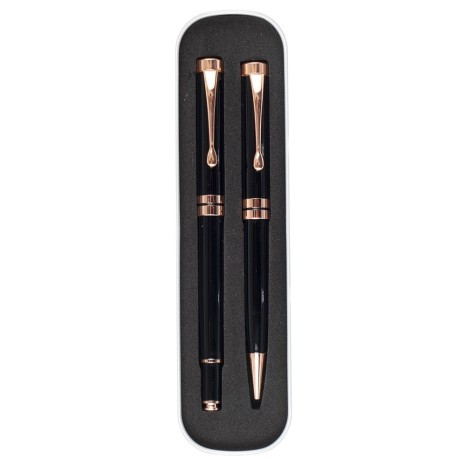 Conjunto canetas executivas 2 peças para brinde