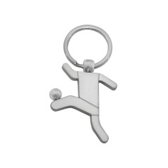 Chaveiro metal jogador de futebol fosco  com logotipo