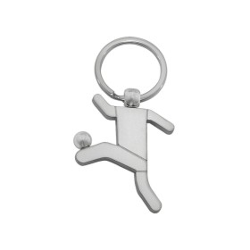 Chaveiro metal jogador de futebol fosco  com logotipo