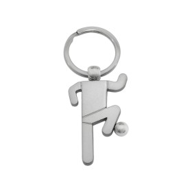 Chaveiro metal jogador de futebol fosco  personalizado