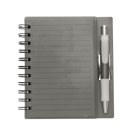 Caderno Plástico com Caneta Personalizado