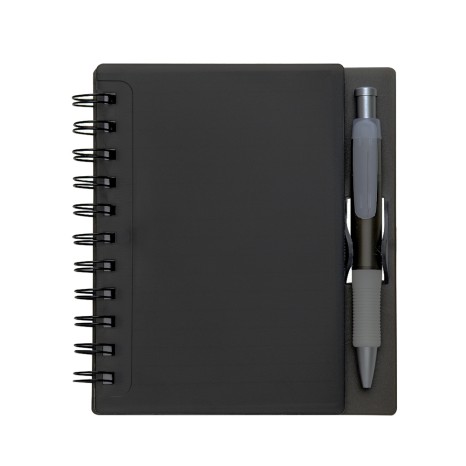 Caderno Plástico com Caneta Personalizado