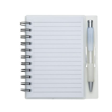 Caderno Plástico com Caneta Personalizado