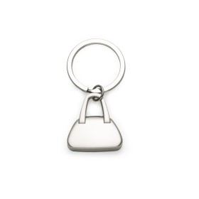 Chaveiro metal formato bolsa promocional