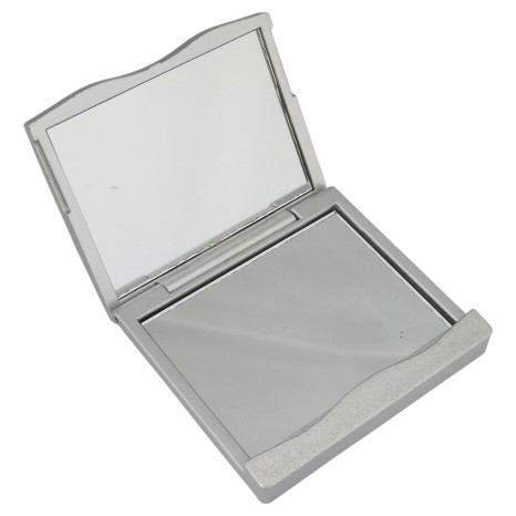 Espelho Plástico Quadrado Sem Aumento para Brinde