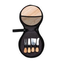 Kit Queijo com 5 Peças Bolsa com Zíper para Empresas