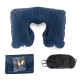 Kit Travesseiro Inflável Tapa Olho e Protetor Auricular Promocional