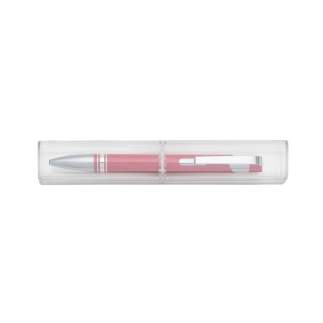 Caneta semi - metal com tubinho acrilico  personalizado