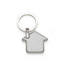 Chaveiro de Metal Formato Casa para Brinde
