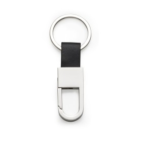 Chaveiro Metal Det. Couro Promocional