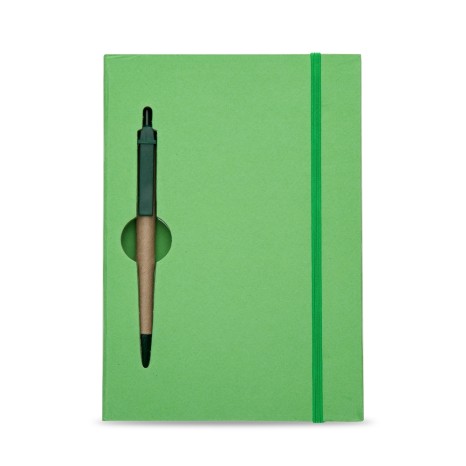 Bloco de Anotações com Caneta Ecológica para Brinde