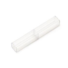 Tubo de acrílico com logotipo