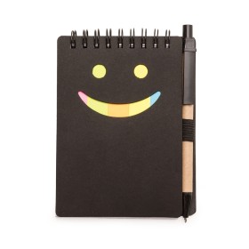 Bloco de Anotações com Autoadesivos e Caneta com Logotipo