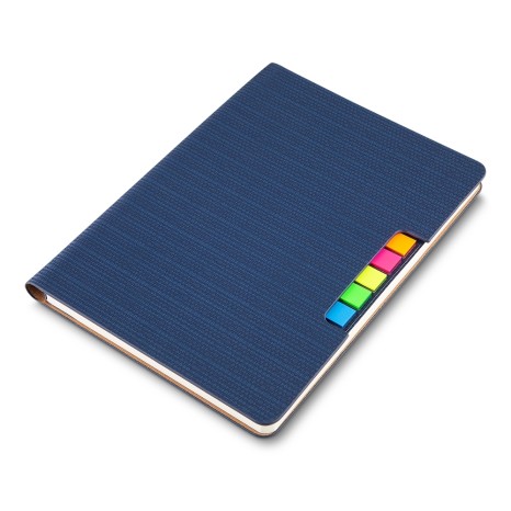 Caderno com autoadesivo com logotipo