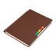 Caderno com autoadesivo com logotipo
