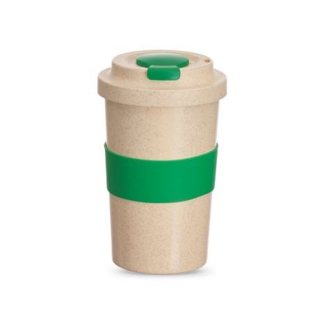 Copo fibra bambu 450ml com logotipo