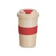 Copo fibra bambu 450ml com logotipo