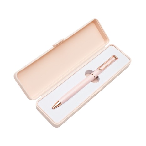 Caneta Metal com Box de Plástico com Logotipo