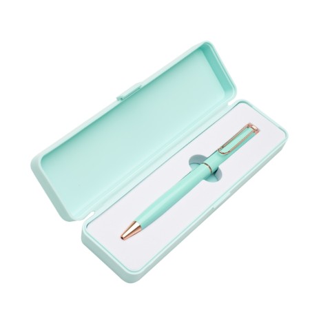 Caneta Metal com Box de Plástico com Logotipo