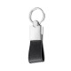 Chaveiro metal com alça couro sintético  personalizado