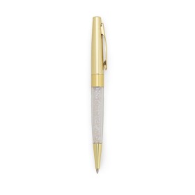 Caneta semi - metal cristais  promocional
