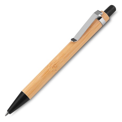 Caneta Bambu com Estojo Papel Promocional