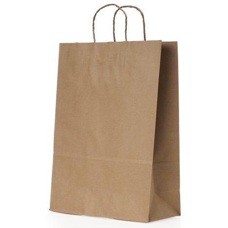 Sacola Kraft Grande com Logotipo