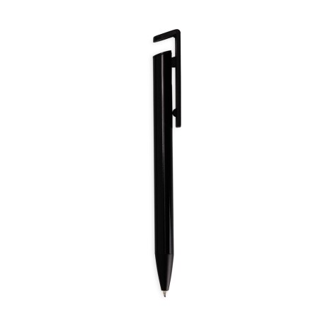 Caneta semimetal com suporte para brinde