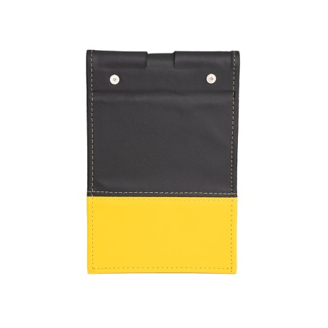 Bloco de Anotações em Couro Sintético e Porta Caneta para Brinde