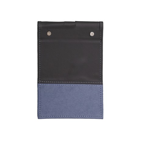 Bloco de Anotações em Couro Sintético e Porta Caneta para Brinde