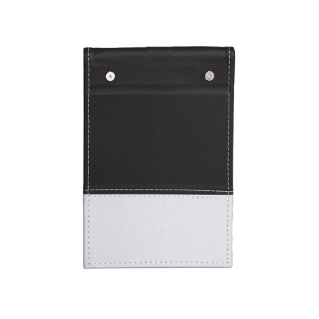 Bloco de Anotações em Couro Sintético e Porta Caneta para Brinde