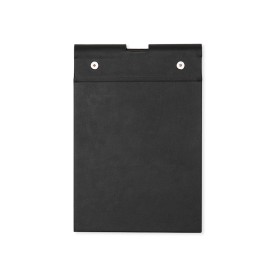 Bloco de Anotações em Couro Sintético e Porta Caneta para Brinde